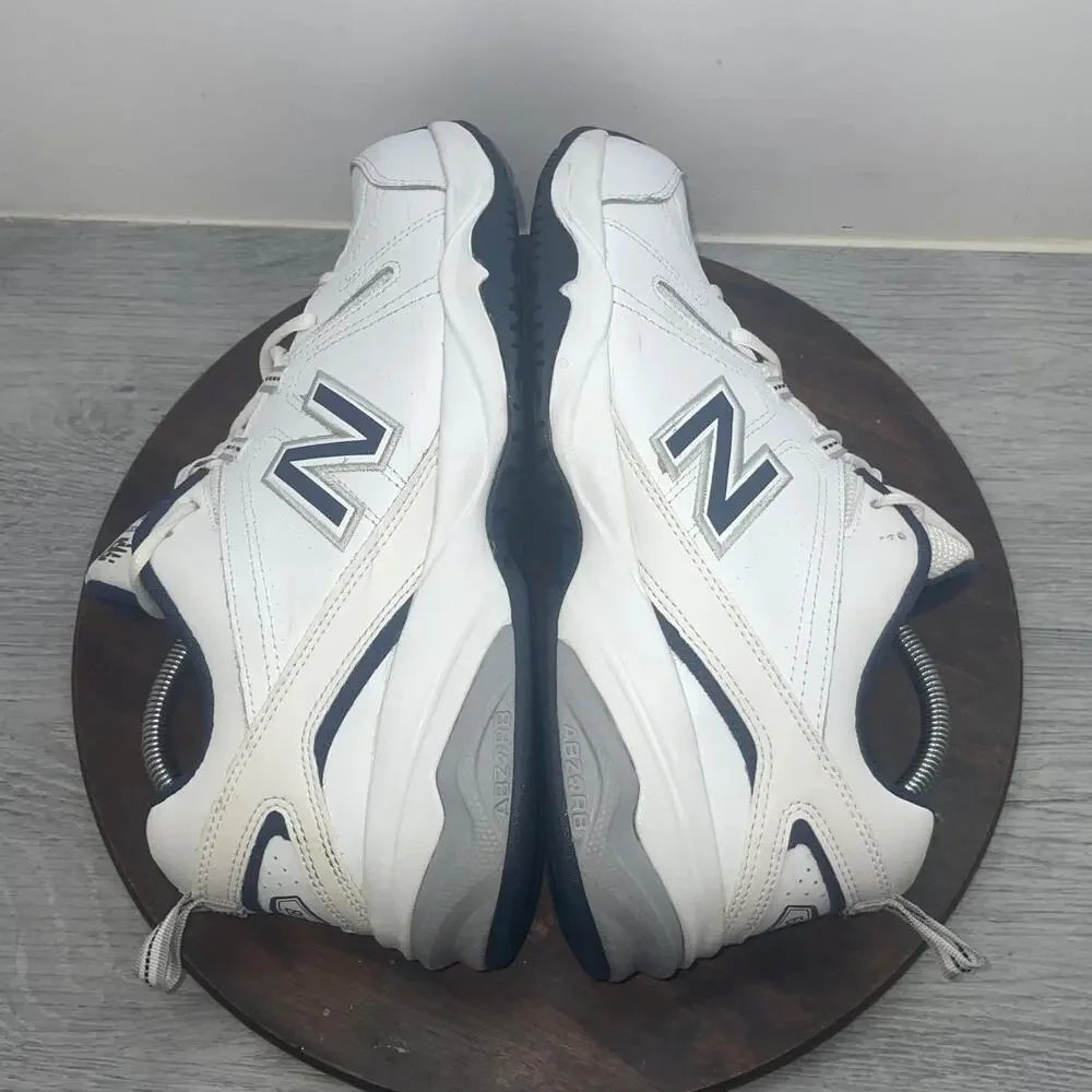 New Balance 608 v4 Athletic Walking Shoes Mens US 10.5 D MX608V4W White Leather